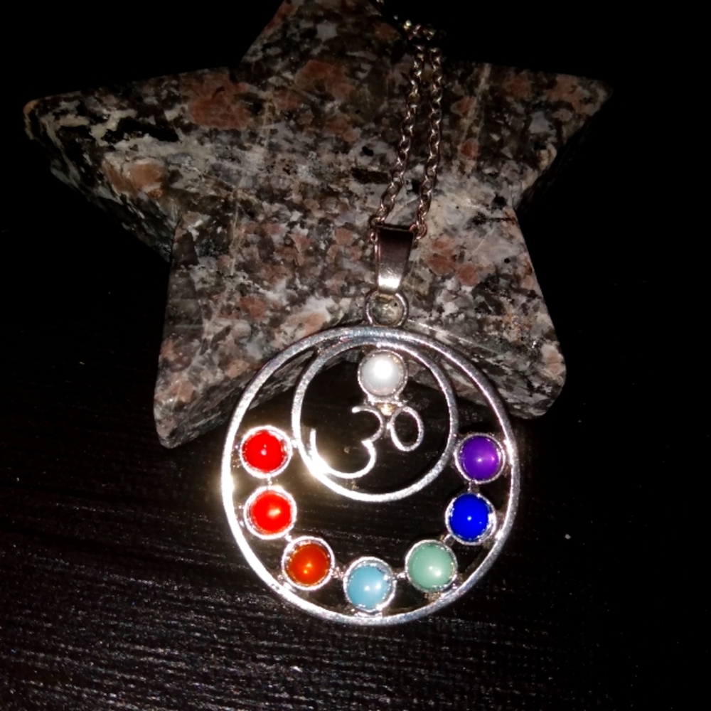 Om Chakra necklace